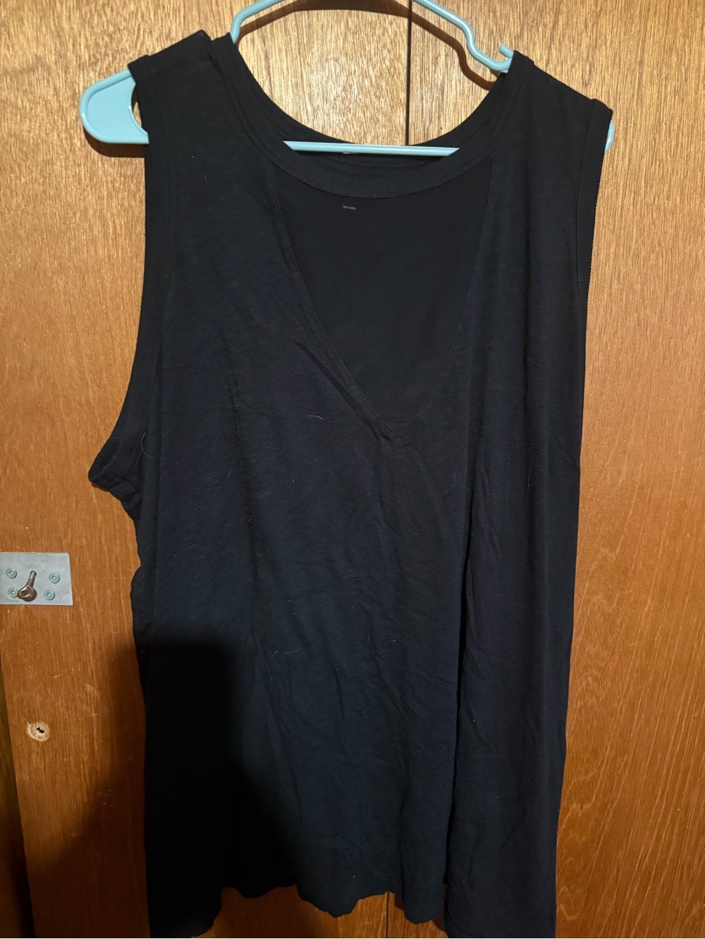 Classic Black V-Neck Women's Tank Top